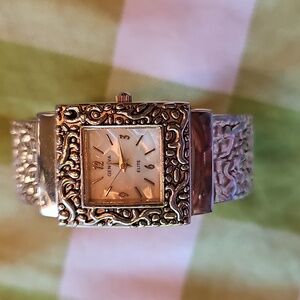 Geneva Elite Gold and Silver Women's Watch